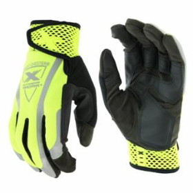 Pip Extreme Work Safety Gloves, Synthetic Leather, Green