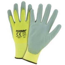 Pip Touch Screen Hi Vis Gloves, Gray/Yellow