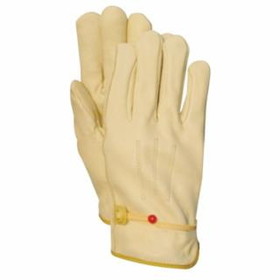 Wells Lamont  Grips Ball and Tape Drivers Gloves, Palomino Grain Cowhide, Unlined, Tan