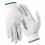 WELLS LAMONT M005L.WLC M005.WLC Highly Reusable Full Finger Nylon Knit Gloves, Large, White, Price/12 PR