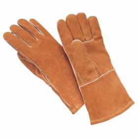 Wells Lamont  Premium Select Split Cowhide Welders Gloves, FR Hand Sock Lining, Brown