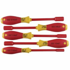 Wiha Tools 817-32292 5 Piece Soft Finish Nutdriver Set