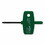 Wiha Tools 36513 Wing Handle Torx&#174; Key, 1-3/8 in L, Alloy Steel, Green, Price/10 EA