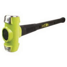 Wilton 20830 B.A.S.H Unbreakable Handle Sledge Hammer, 8 Lb Head, 30 In Ergonomic Handle