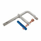 Wilton 86520 4800S Series Heavy-Duty Spark-Duty Copper-Plated F-Clamp, 24 In Opening, 7 In Throat Depth, 4,880 Lb Load Cap