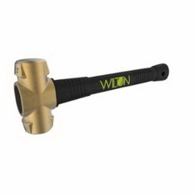 Wilton 90616 Unbreakable Handle Brass Sledge Hammer, 6 Lb, 16 In L