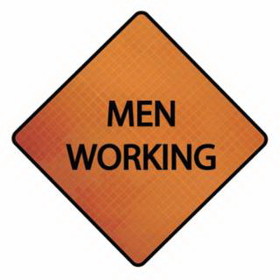 Cortina Safety 07-800-3065 36" Men Working 3016041