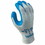 Showa 845-300L-09 ATLAS&#174; 300 General Purpose Latex Coated Fingers/Palm Gloves, Large, Blue/Gray, Price/1 DZ