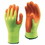 Showa 845-317L-09 Hi-Viz Latex Coated Gloves, Large, Fluorescent Yellow/Orange, Price/1 DZ