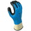 Showa 845-377L-08 377 Liquid Resistant Nitrile/Nitrile Foam Coated Gloves, Large, Black/Blue/White, Price/1 DZ
