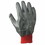 Showa 845-4000-10 Nitri-Flex Nitrile Coated Gloves, X-Large, Gray/Red