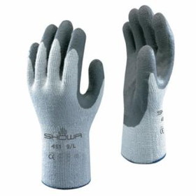 SHOWA 451XL-10 Atlas Therma-Fit 451 Latex Coated Gloves, X-Large, Gray/Light Gray