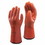 SHOWA 845-460L-09 460 Series Gloves, 9/Large, Orange, Price/1 DZ