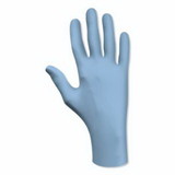 SHOWA 845-7502PFXXL 9.5 In Powder Free Biodegradable Nitrile Disposable Glove, Blue, Size 2-Xl