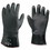 SHOWA 845-6781R-10 Insulated Neoprene 12" Gauntlet Glove, Black, Rough, Large, Price/1 DZ
