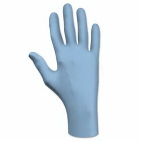 SHOWA 7005PFXXL 7005 Series Disposable Nitrile Gloves, Beaded, XX-Large, Blue, 4 mil