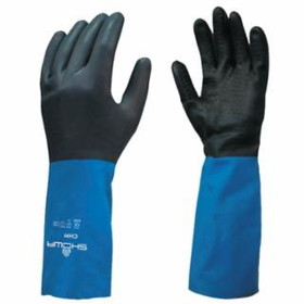 SHOWA CHMXL-10 CHM Series Glove, X-Large, Black/Blue