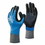 SHOWA 845-S-TEX377S-06 Nitrile, Cut Resistant Gloves, Size S, 4 Ansi/Isea Cut Level, Black, Blue, Price/12 PR