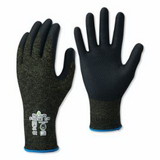 SHOWA 845-S-TEX581L-08 Nitrile, Cut Resistant Gloves, Size L, A5 Ansi/Isea Cut Level, Black