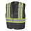 Pioneer 852-V1021571U-2/3XL 135Au Black Solid Vest 2/3Xl, Price/1 EA