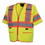Pioneer 852-V1023560U-2XL 6690U/6691U HV Polyester Tricot Sleeved Safety Vest, 2X-Large, Yellow, Price/1 EA