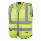 Pioneer  6960U/6961U Hi-Vis Mesh Multi-Pocket Safety Vest, Green