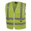 Pioneer 852-V1025260U-2XL 6853U/6854U Mesh Multi-Pocket Safety Vest, 2X-Large, Green, Price/1 EA