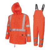 Pioneer  5618U/5619U 2-Piece HV 150D Oxford Poly/PVC Waterproof Suit, Orange
