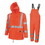 Pioneer 852-V1080350U-4XL 5618U/5619U 2-Piece HV 150D Oxford Poly/PVC Waterproof Suit, 4X-Large, Orange, Price/1 EA