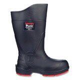 Tingley 26256 Flite Knee Boots, 26256 Composite Safety Toe, Aerex 1.5.5/Nitrile Rubber,Navy Blue/Red