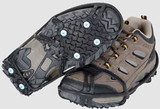 Due North Everyday PRO Ice + Snow Traction Aid, Rubber, Ice Diamond™ Spikes, Black/X-Large