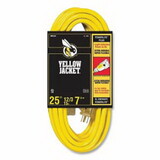 Woods Wire 2883 Yellow Jacket® Power Cord, 25 ft L, 12/3 cord, Yellow