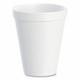 Dart Container Corp. 10J10 Foam Cup, 10 oz, White