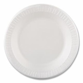 Dart Container Corp. 10PWQ Quiet Classic&#174; Laminated Foam Dinnerware, 10-1/4 in, White