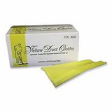 Mercantile Development 2424200 Disposable Dust Cloth, 23 in L x 24 in W, Oil Treated Rayon, Yellow
