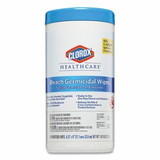 Clorox 35309 Bleach Germicidal Wipes, 70/Canister, Unscented