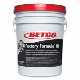 BETCO 1930500 Factory Formula&#153; HP Cleaner and Degreaser, 5 gal, Pail