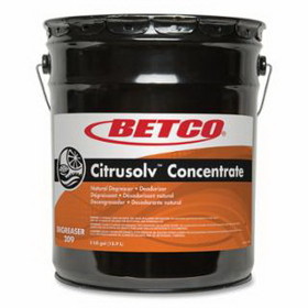 BETCO 2090500 Citrusolv&#153; Concentrate Natural Degreaser, 5 gal, Pail, Citrus