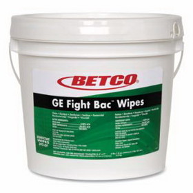 BETCO 392F100 GE Fight Bac&#153; Disinfectant Wipes, 500 Sheets, Pail