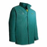 Onguard Chemtex Jacket with Hood Snaps, PVC, Green