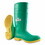 Dunlop Protective Footwear 8701200.17 Hazmax Steel Toe/Midsole Rubber Boots, Men's 17, 16 in Boot, PVC, Green/Yellow, Price/1 PR