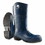 Dunlop Protective Footwear 8908600.14 DuroPro Rubber Boots, Steel Toe, Men's 14, 16 in Boot, Polyblend/PVC, Blue/Black