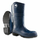 Dunlop Protective Footwear 8908600.14 DuroPro® Rubber Boots, Steel Toe, Men's 14, 16 in Boot, Polyblend/PVC, Blue/Black