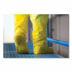 Onguard Latex Chemical Boot Cover, 12 in, Latex Rubber, Yellow