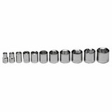 Wright Tool 379 11 Piece Standard Socket Sets, 3/8 In, 8 Point