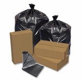 PITT PLASTICS EC222509K ECO Strong™ Can Liner, 7 to 10 gal, 0.9 mil, 22 in W x 25 in H, Black