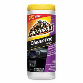 Armor All 17497D Automotive Cleaning Wipes, 30 Ct