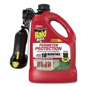 RAID 316222 Raid Max&#174; Perimeter Protection Spray, 128 fl oz, Jug with Auto Trigger/Hose/Dip Tube/Holster, Ready-to-Use Starter Kit