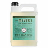 MRS. MEYERS CLEAN DAY 347545 Dish Soap Refill, Basil, 48 fl oz