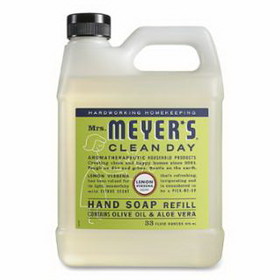 MRS. MEYERS CLEAN DAY 651327 Hand Soap Refill, Lemon Verbena, 33 fl oz